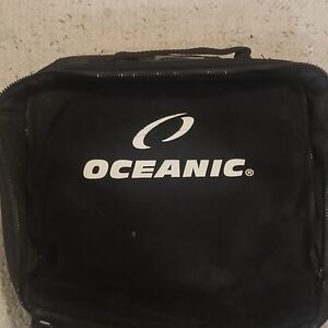 OCEANIC - Black Duffel Bag Scuba Diving Regulator Sports Bag Water Resistant 12"